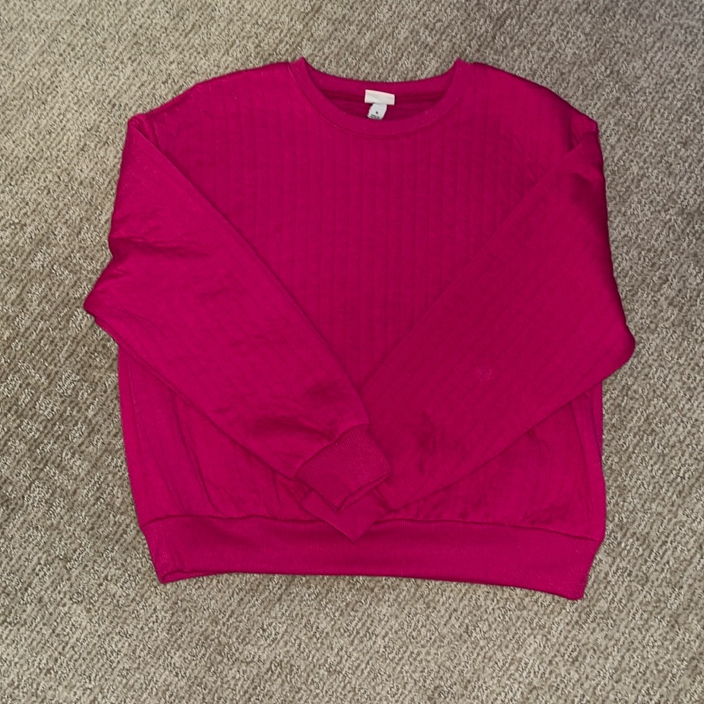 Pink crewneck